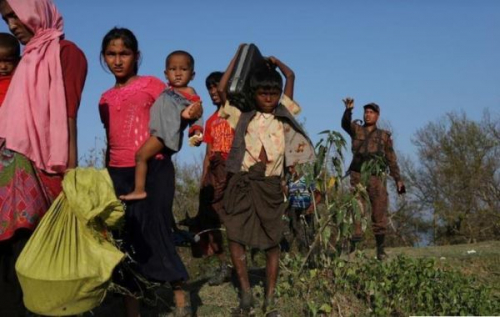 بنجلادش تحول جزيرة إلى مأوى مؤقت لمئة ألف من اللاجئين الروهينجا