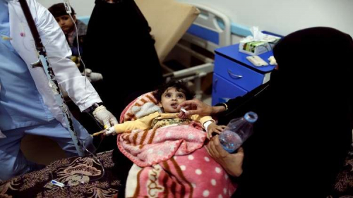 اللجنة الدولية للصليب الأحمر : مليون مصاب بوباء الكوليرا في اليمن
