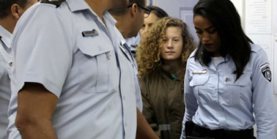 النيابة الإسرائيلية توجه لائحة اتهام ضد الطفله عهد التميمي ووالدتها