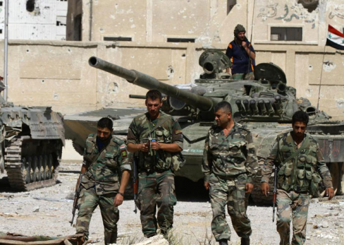 قوات الأسد تسعى لكسر حصار المعارضة لقاعدة شرقي دمشق