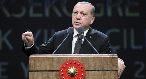 أردوغان يهدد بالقضاء على الجيش الذي ستشكله أمريكا في شمال سوريا
