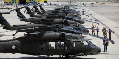 أمريكا تسلم الأردن طائرات هليكوبتر بلاك هوك