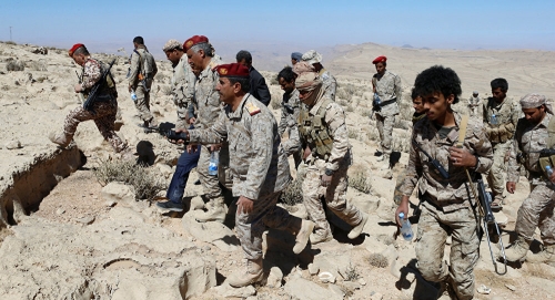 اليمن : القوات الحكومية تسيطر على مواقع غرب مركز باقم شمالي صعدة