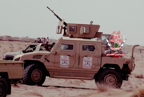 ألوية العمالقة تسيطر ناريا على كيلو 10 القريب من كيلو 16 بمحافظة الحديدة اليمنية "فيديو"