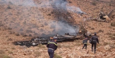 تحطم طائرة عسكرية مغربية أثناء مهمة تدريبية.. ونجاة قائدها