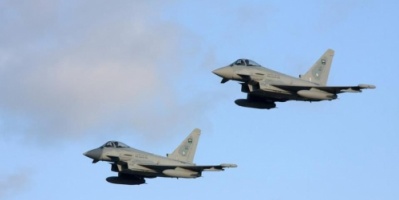 التحالف العربي .. تدمير أهداف عسكرية بقاعدة الديلمي الجوية في صنعاء،