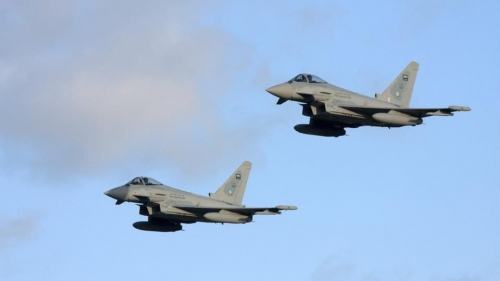 التحالف العربي .. تدمير أهداف عسكرية بقاعدة الديلمي الجوية في صنعاء،