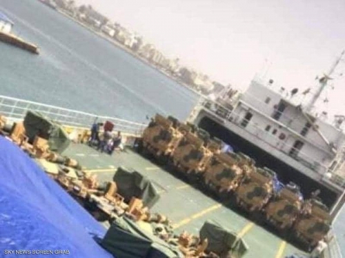 #تركيا تمدّ ميليشيات طرابلس بسفينة محملة بالأسلحة والآليات