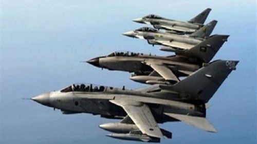 #طيران التحالف يستهدف تعزيزات ميليشيات الحوثي في حجة