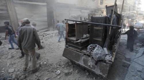 المرصد السوري: 12 قتيلاً في قصف جوي على ريفي حلب وإدلب
