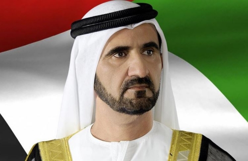 الشيخ محمد بن راشد آل مكتوم يدعو الإماراتيين لرفع علم الإمارات