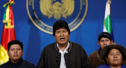 بعد إعلان الانقلاب عليه ... أول دولة تعرض اللجوء على رئيس بوليفيا 