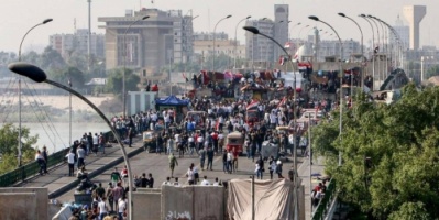 العراق .. مقتل متظاهرين اثنين برصاص الامن خلال مواجهات بغداد
