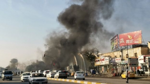  العراق ... تعليق جثة شاب على عمود وسط بغداد يثير جدلا واحتجاجات