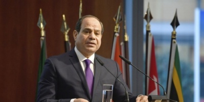 الرئيس المصري عبد الفتاح السيسي يدعو لـ موقف حازم مع الدول الداعمة للإرهاب