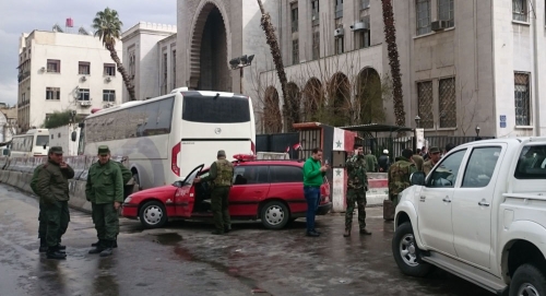 سوريا ... انفجار عبوة ناسفة في دمشق يسفر عن وقوع إصابات