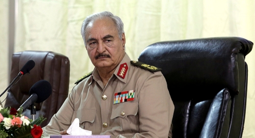 خليفة حفتر ... الجيش الوطني الليبي له الحق في تحرير كامل أرضه من الإرهاب