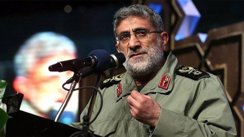 عشية الحوار الإستراتيجي مع واشنطن .. قائد فيلق القدس الإيراني يصل إلى بغداد 