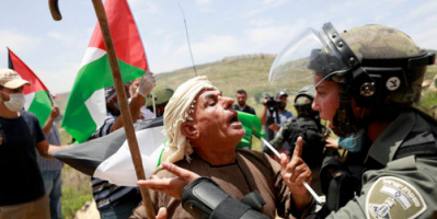 ضد خطة الضم الإسرائيلية تظاهرات في الضفة الغربية المحتلة 