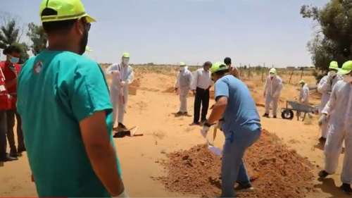 بعثة الأمم المتحدة .. قلقون إزاء تقارير عن اكتشاف 8 مقابر جماعية في ترهونة الليبية