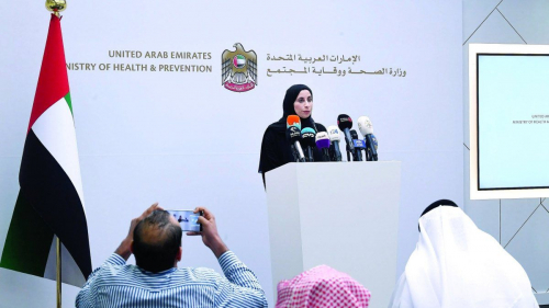 وزارة الصحة الإماراتية  تسجل 346 إصابة جديدة بفيروس كورونا و732 حالة شفاء