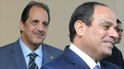 الرئيس السيسي يجتمع مع رئيس المخابرات المصرية ويصدران بيانا بشأن ليبيا