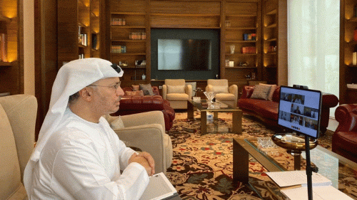 أنور قرقاش يؤكد حرص الإمارات على وحدة ليبيا ورفض التدخل التركي