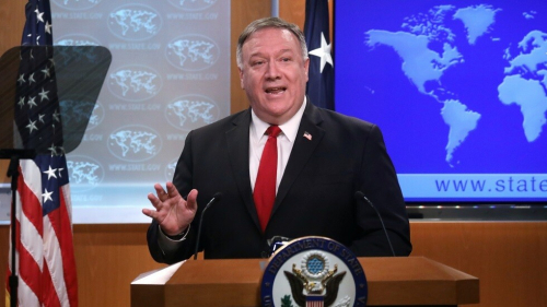 وزارة الخارجية الأمريكية .. بومبيو أجرى اتصالا مع أحد زعماء "طالبان" الأفغانية