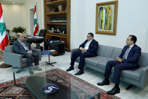 الرئيس عون يتلقى رسالة من الرئيس السيسي .. مستعدون لبذل كل جهد لمساعدة لبنان