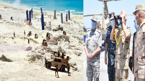 الجيش المصري يعلن عن مناورات على حدود ليبيا مرتبطة بـ"متغيرات حادة وسريعة"