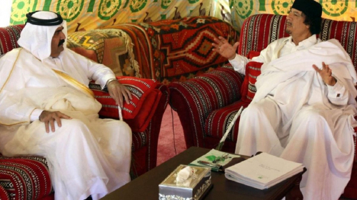 تسريب جديد من "خيمة القذافي" يكشف تآمر قطر على السعودية‎‎