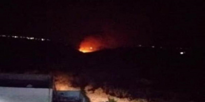 الأردن .. حريق جراء سقوط قذيفة من خارج الحدود في إربد