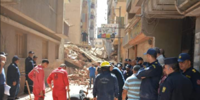 مقتل شخص وجرح 3 نتيجة انهيار مبنى سكني في مصر