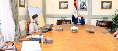 الرئيس عبد الفتاح السيسي يصدر أوامر للجيش المصري بالاستعداد القتالي