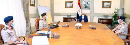 الرئيس عبد الفتاح السيسي يصدر أوامر للجيش المصري بالاستعداد القتالي