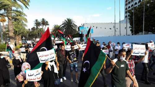 ليبيا.. تواصل الاحتجاجات في طرابلس للمطالبة بتحسين ظروف المعيشة