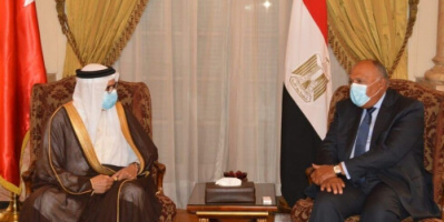 مصر والبحرين تؤكدان دعم حل الدولتين لتسوية الصراع الفلسطيني الإسرائيلي ومواجهة التدخلات في ليبيا