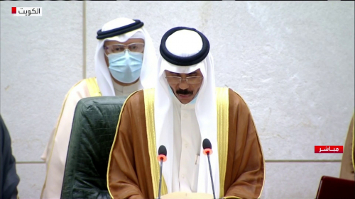 الشيخ نواف الأحمد الجابر الصباح يؤدي اليمين الدستورية أمام مجلس الأمة أميرا للكويت
