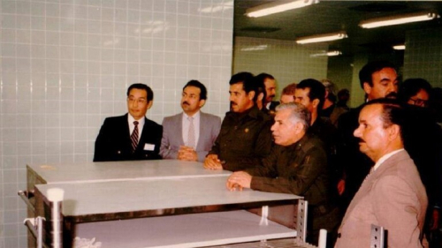 رغد صدام حسين تنعي أحد الوزراء في عهد والدها