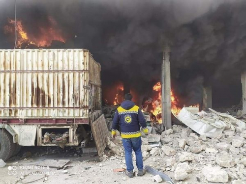 سوريا .. قتلى وجرحى بانفجار ضخم في ريف حلب