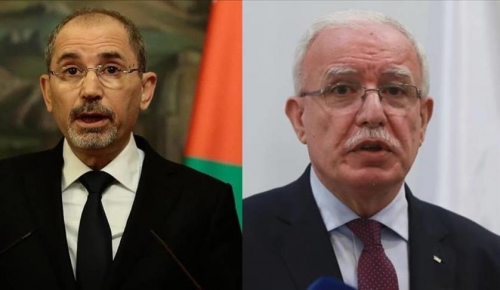 وزيرا خارجية الأردن وفلسطين يبحثان إطلاق تحرك دولي لإنهاء الاحتلال