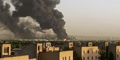 إيران.. حريق هائل في مصفاة جنوب طهران ولا أنباء عن ضحايا