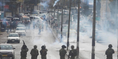 مواجهات بين الفلسطينيين والجيش الإسرائيلي شمالي الضفة