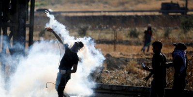 إصابة 51 فلسطينيا في مواجهات مع الجيش الإسرائيلي جنوب نابلس