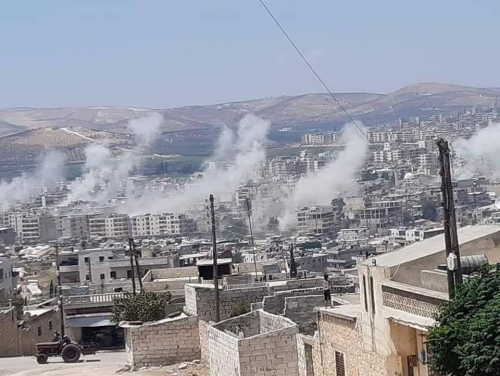 قصف صاروخي يطال عفرين الخاضعة لسيطرة القوات التركية والفصائل الموالية لها بشمال غرب سوريا