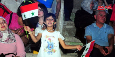 احتفالية ضخمة في ملعب الجلاء والأسد يوجه كلمة للجيش السوري في عيده 