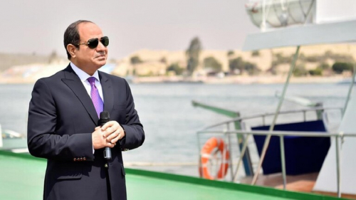 الرئيس السيسي يتحدث عن حصة مصر من مياه النيل ووجود مشكلة كبيرة