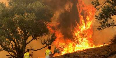 الجزائر.. إخماد 76 حريقا عبر 15 ولاية