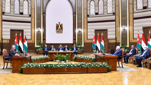 قادة مصر والأردن وفلسطين يصدرون بيانا حول الإجراءات الإسرائيلية غير المشروعة