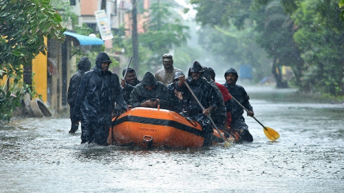 17 قتيلا وعشرات المفقودين جراء أمطار غزيرة جنوبي الهند